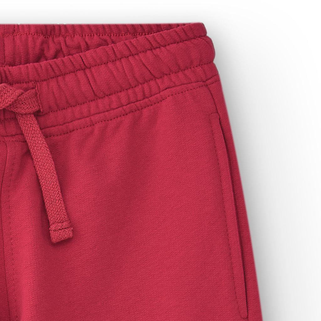Pantalón de niño rojo algodón sport