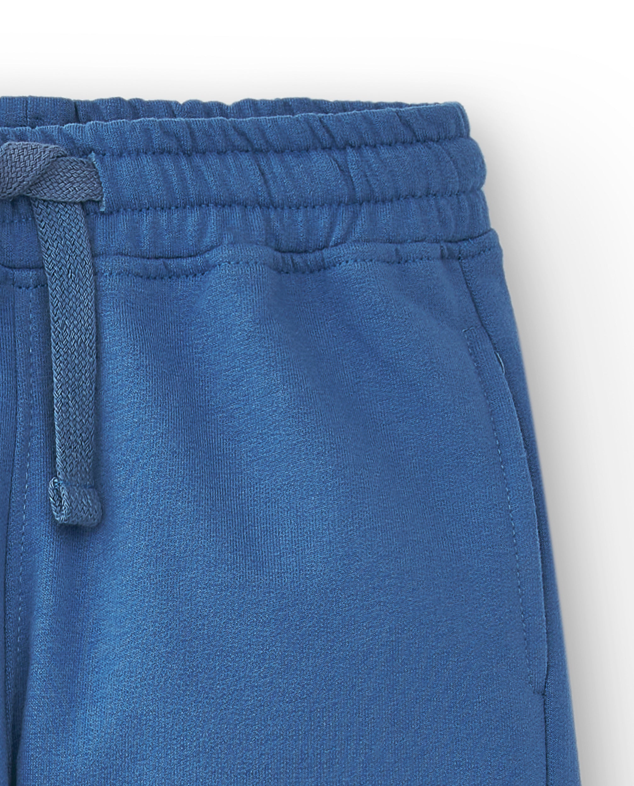 Pantalón de niño azul algodón sport
