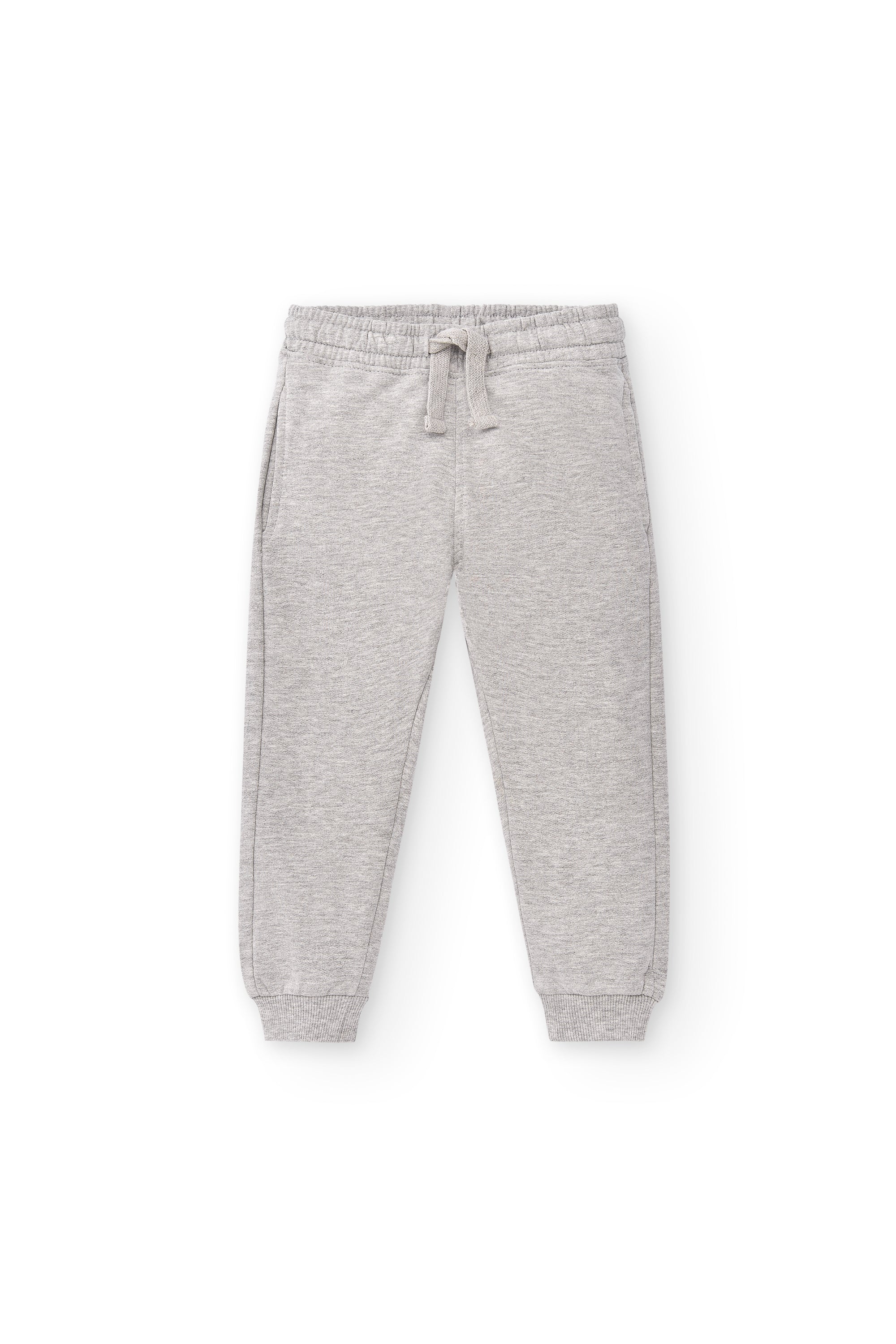Pantalón de niño gris algodón sport