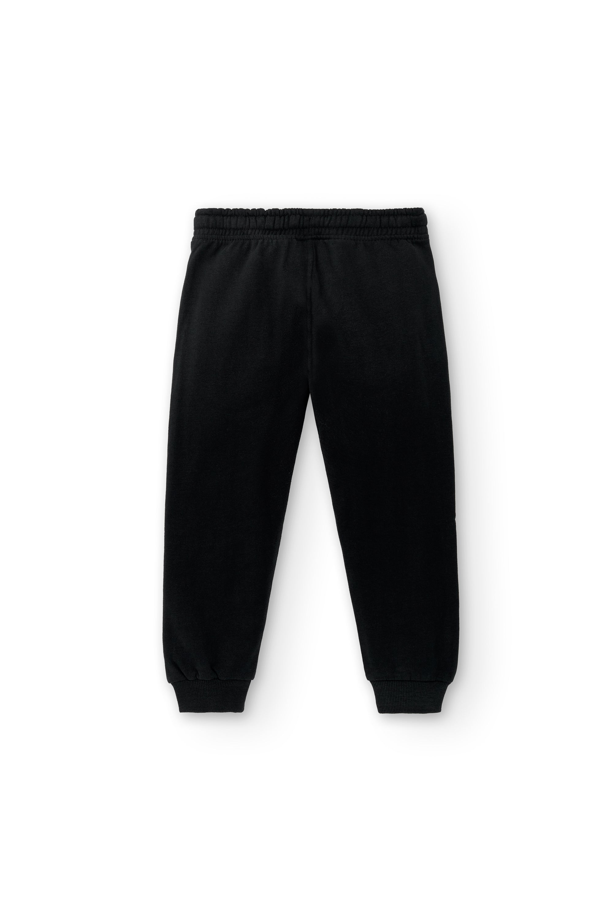 Pantalón de niño negro algodón sport