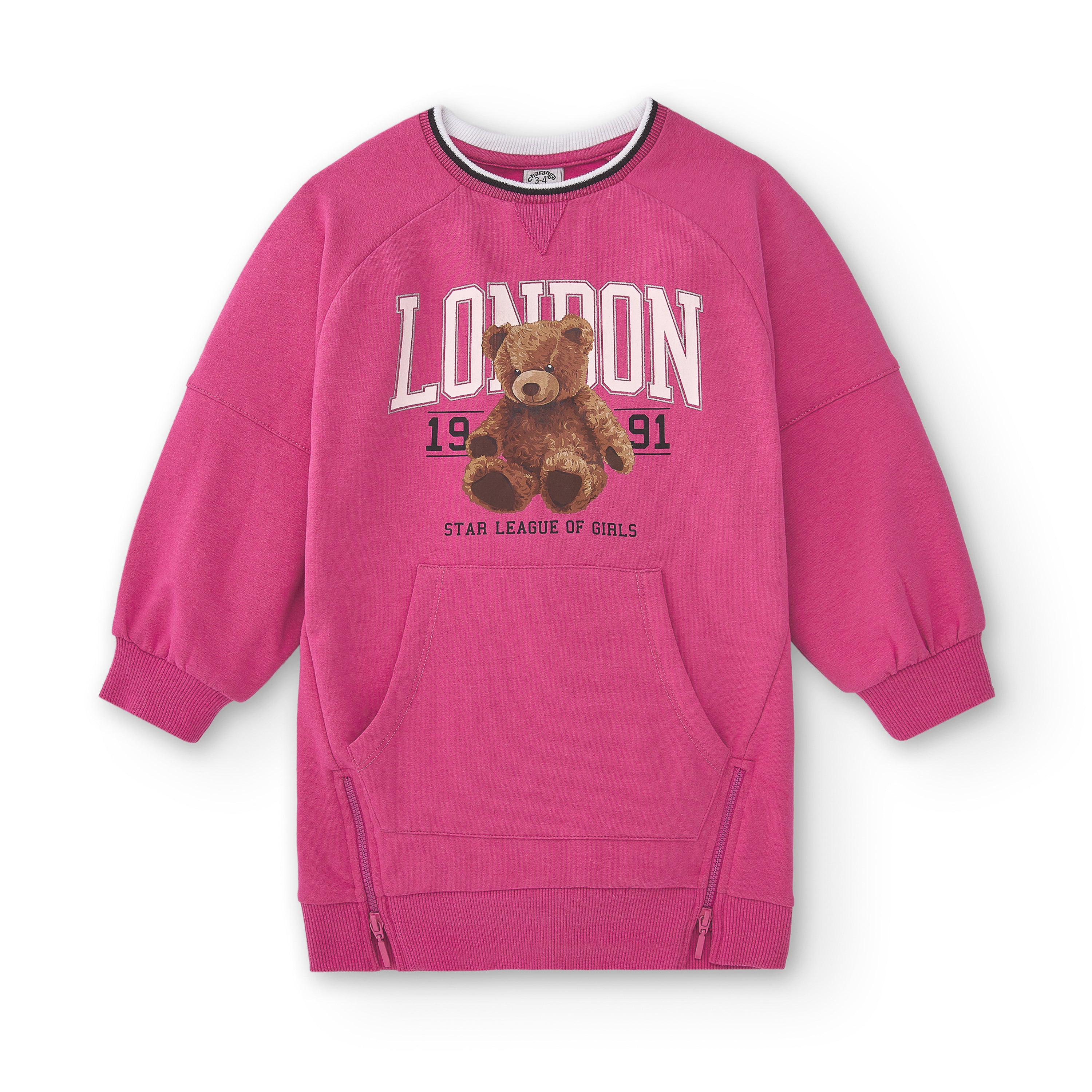 Fuchsia London girl's dress