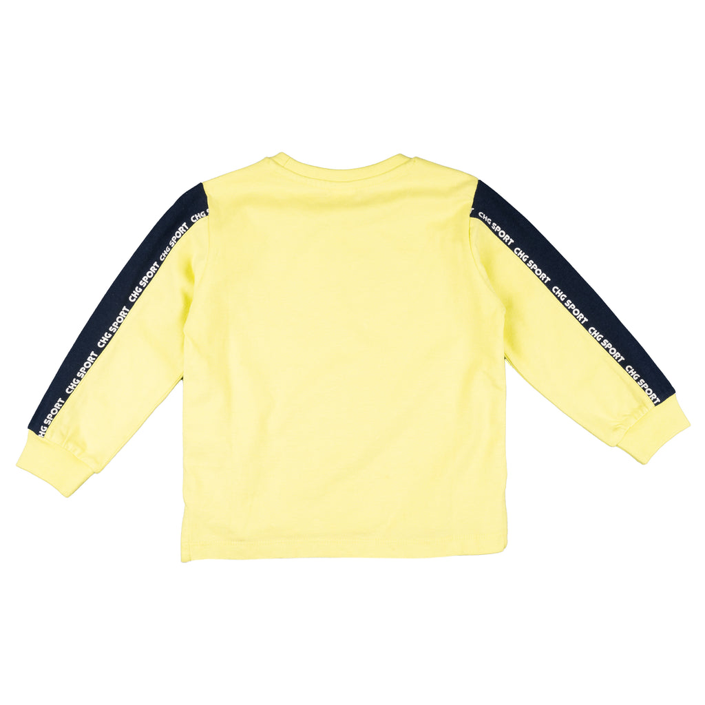 Camiseta de niño amarillo Rush out