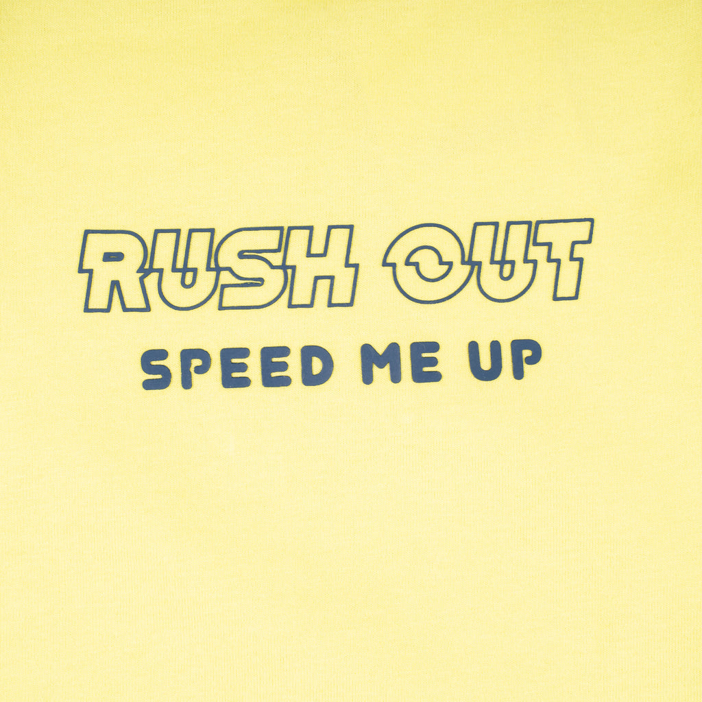 Camiseta de niño amarillo Rush out