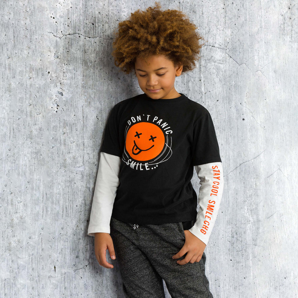 Camiseta manga larga de niño SMILE