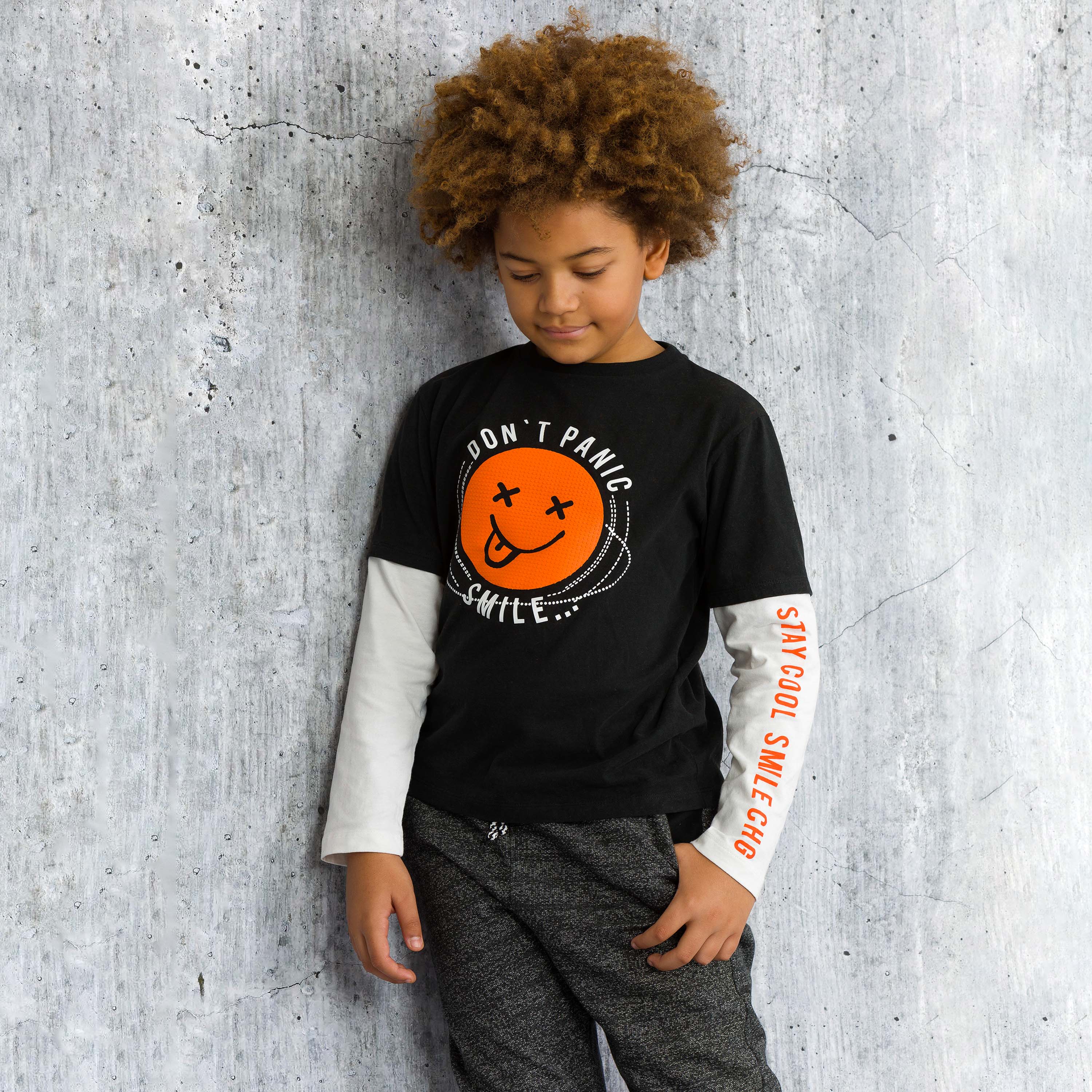 Camiseta manga larga de niño SMILE