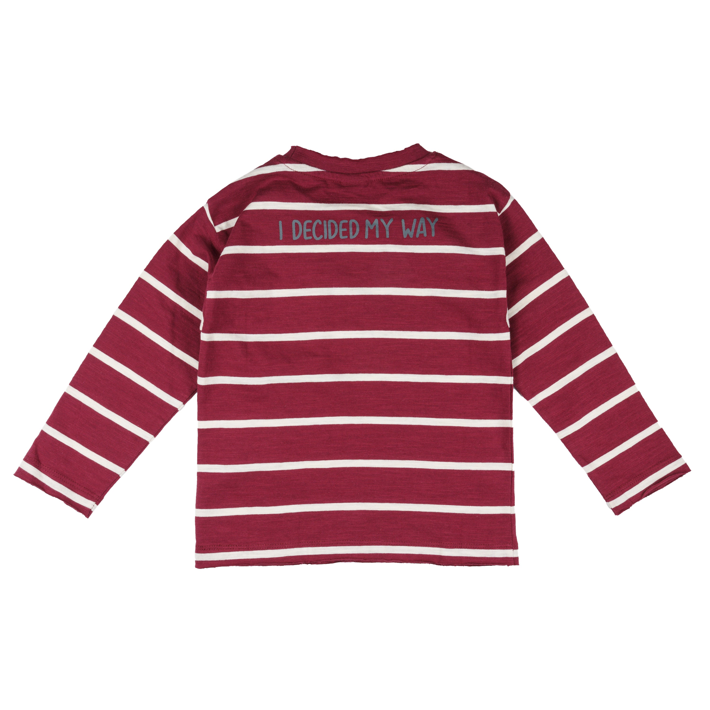 Boy's striped pocket t-shirt