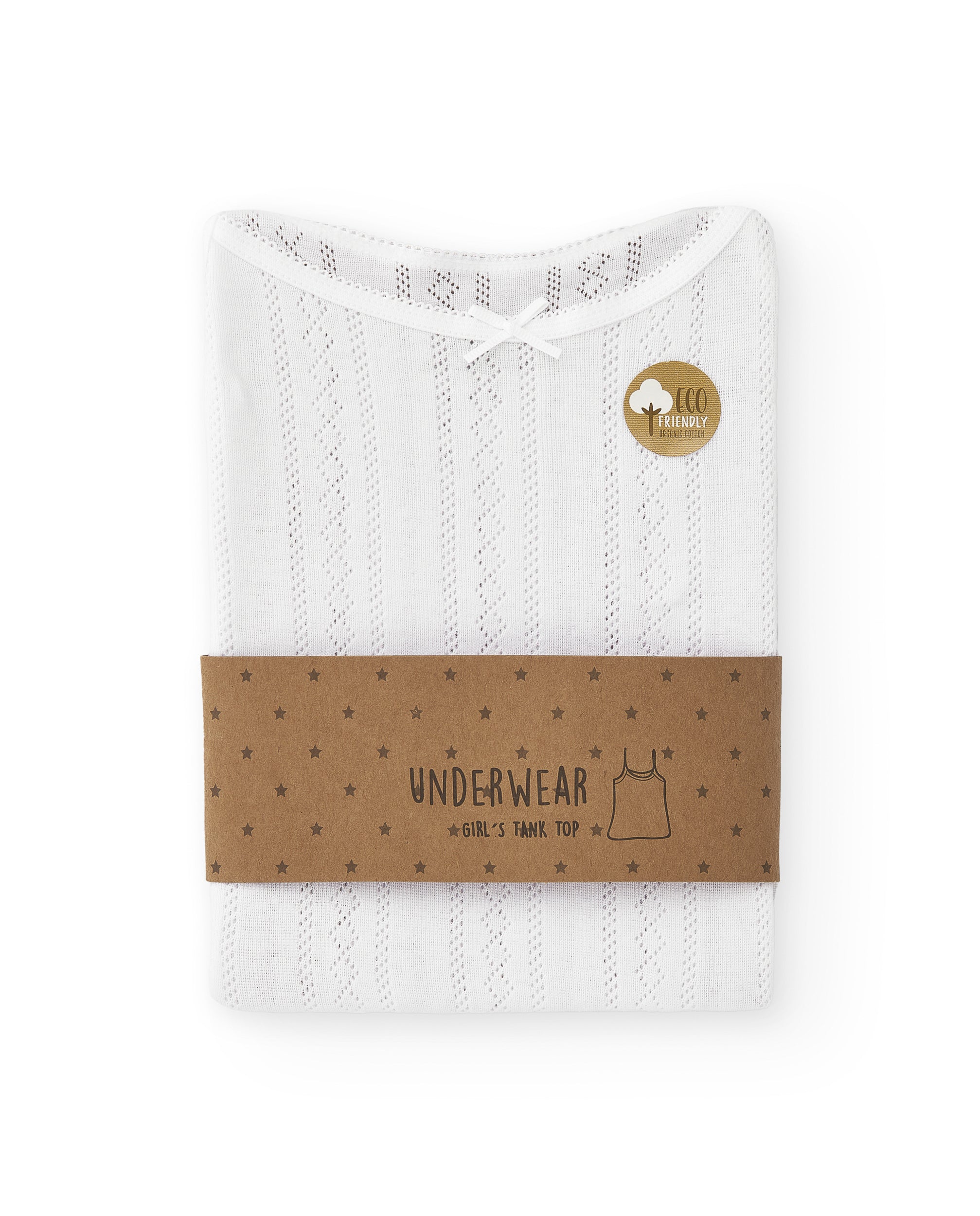 Camiseta interior de niña en algodón orgánico