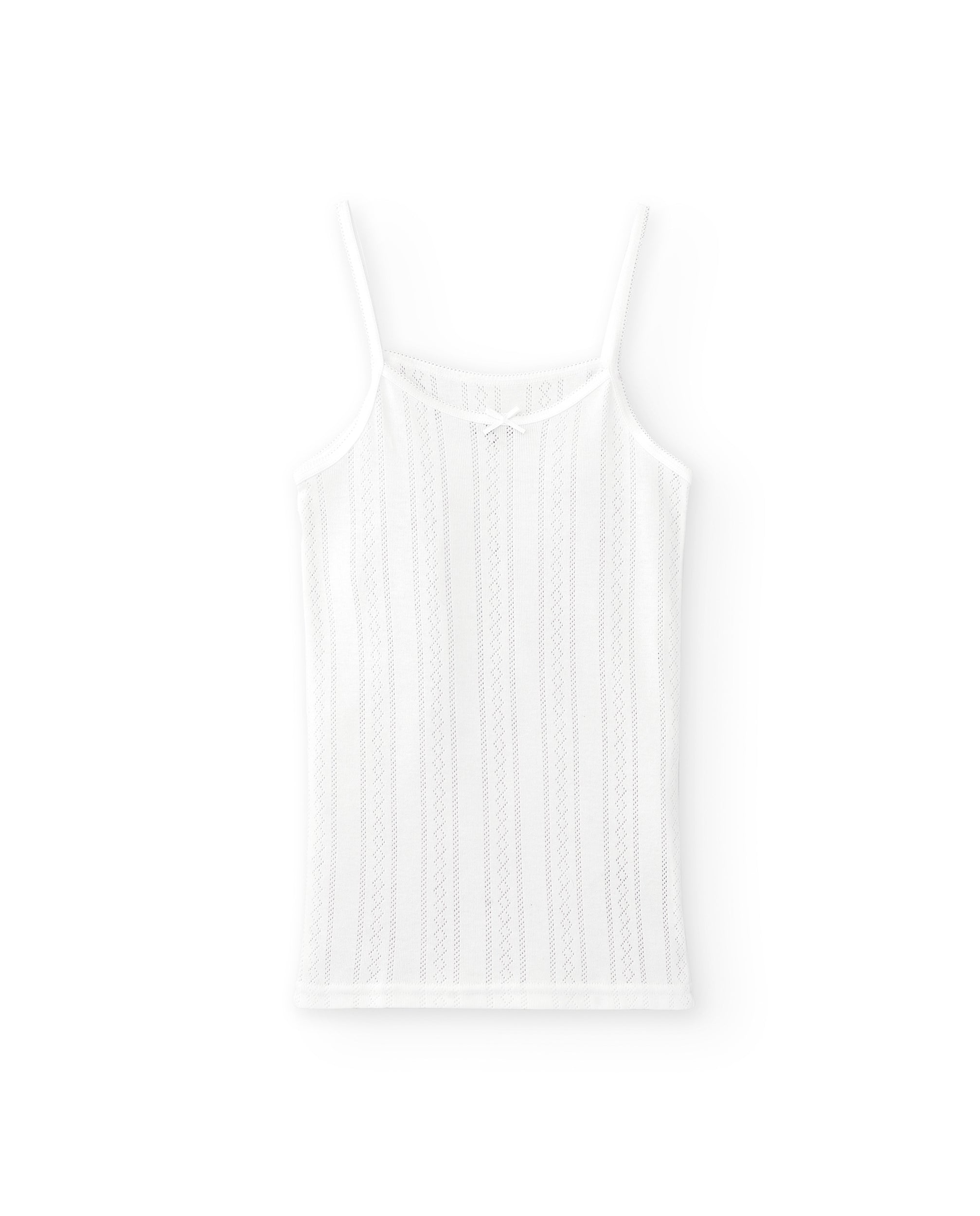 Camiseta interior de niña en algodón orgánico