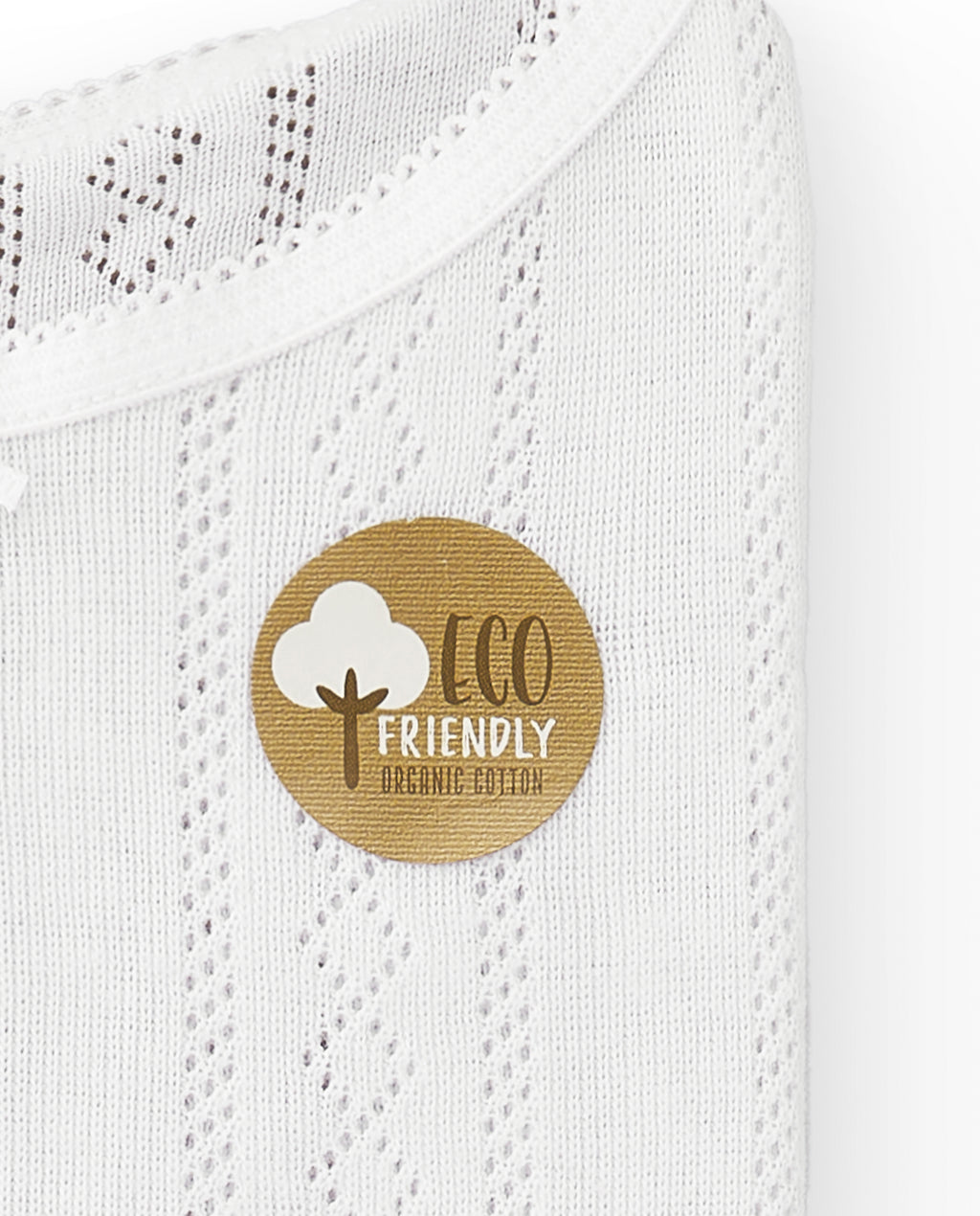 Camiseta interior de niña en algodón orgánico