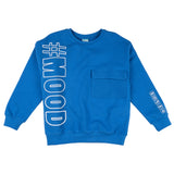 Blue boy's sweatshirt