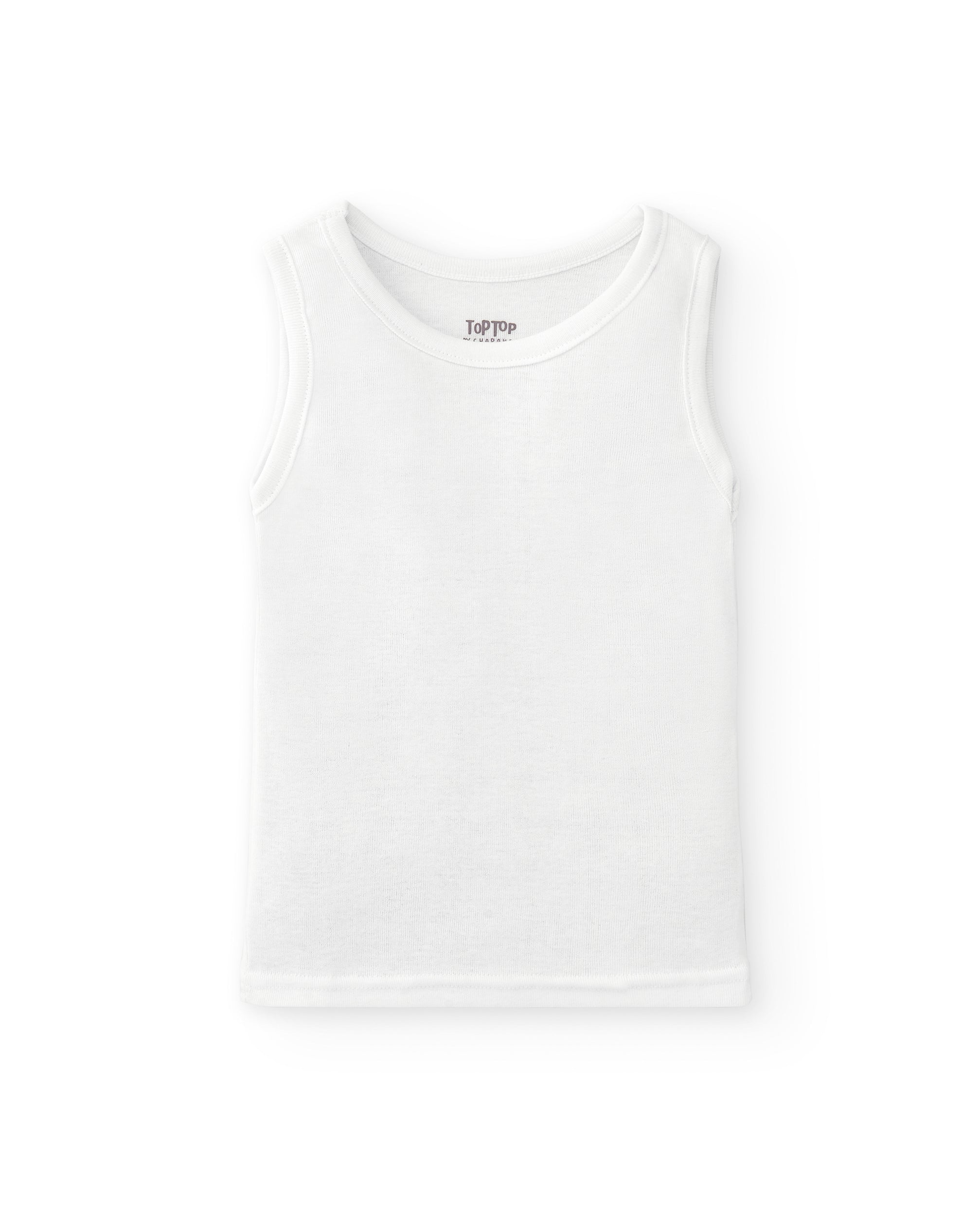 Camiseta interior de tirantes de niño algodón orgánico