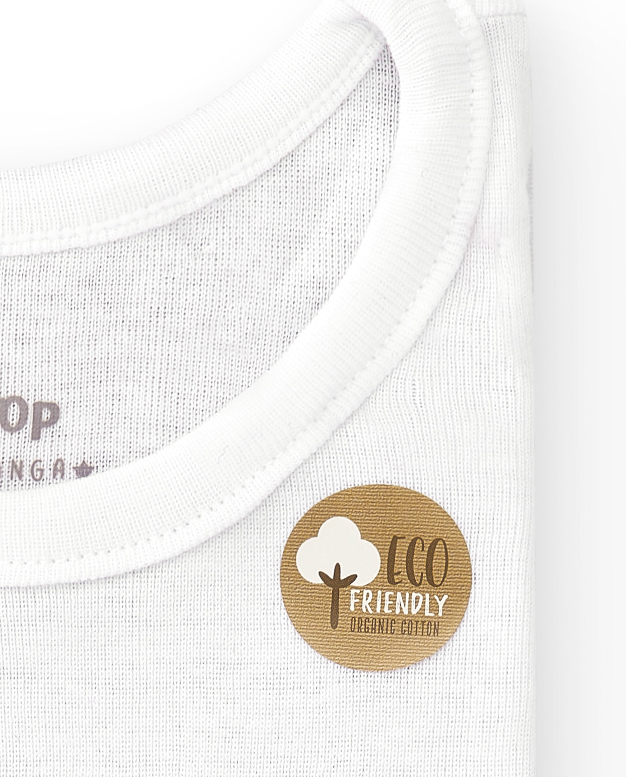 Camiseta interior de tirantes de niño algodón orgánico