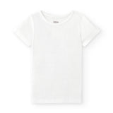 Camiseta interior blanca de niño de algodón orgánico