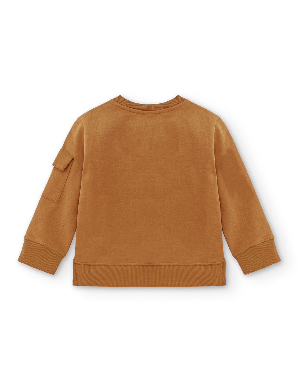 Sudadera de niño marrón Look