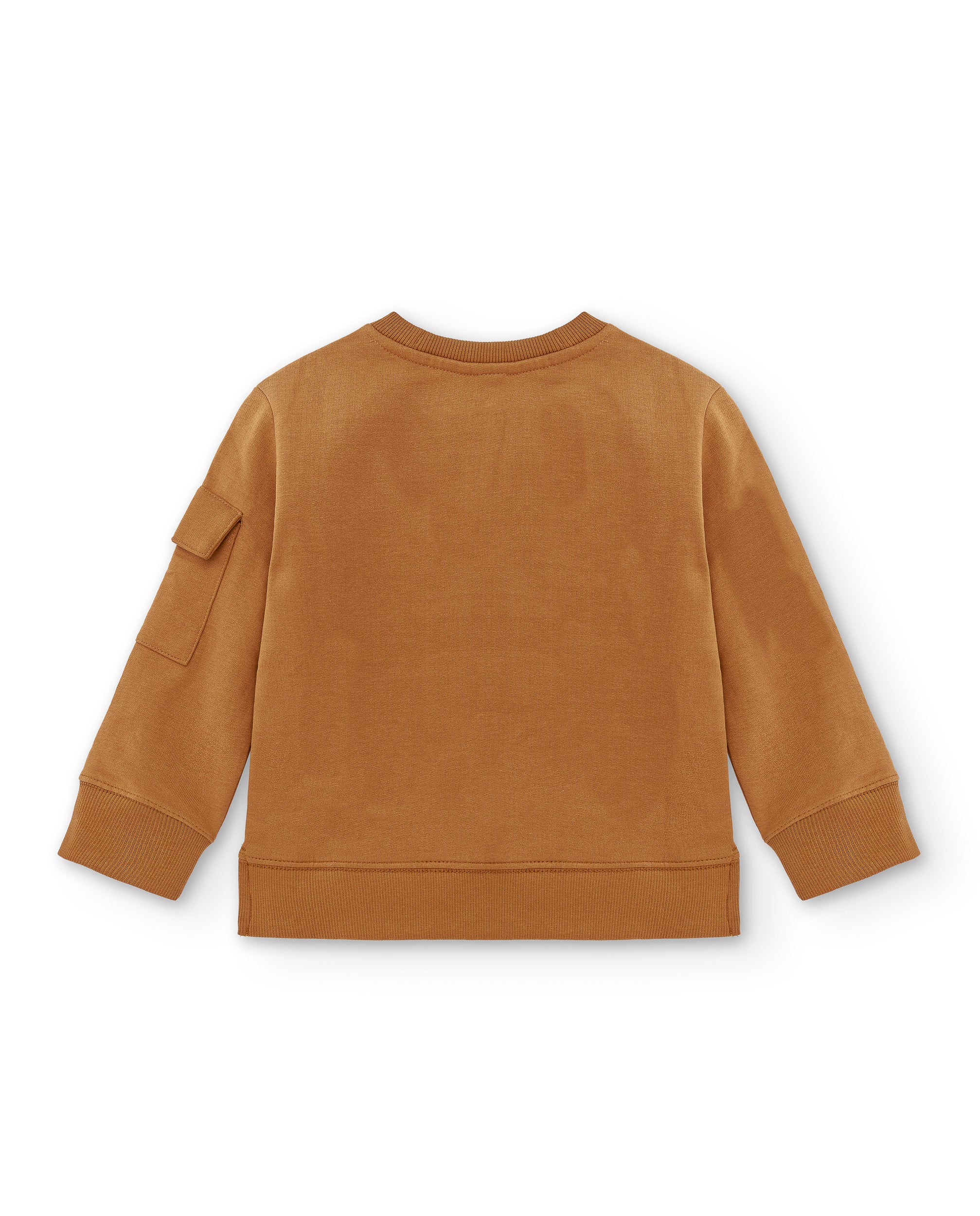 Brown Boy's Sweatshirt Look