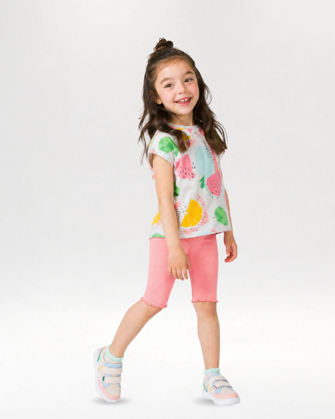 Legging per bebè color corallo