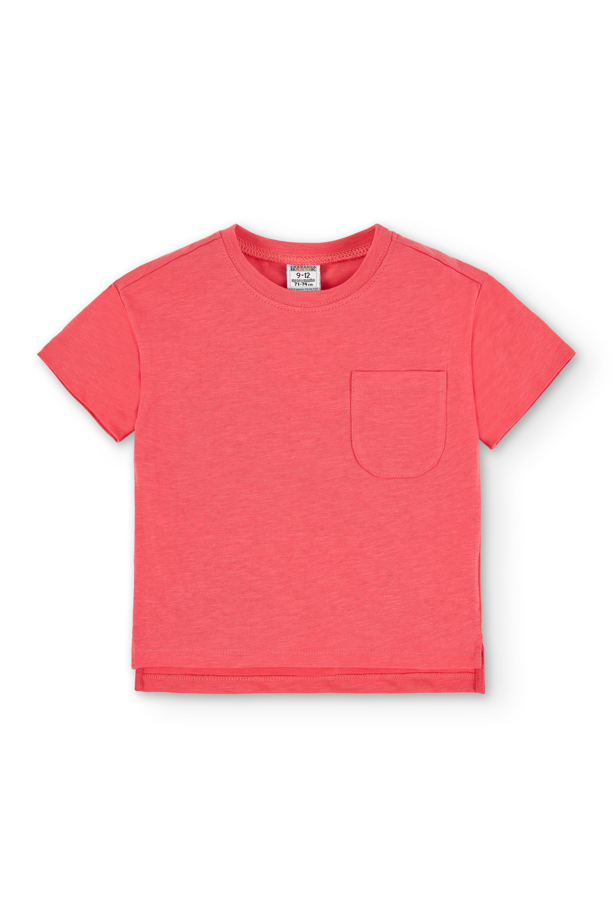 Camiseta de bebé rojo VERANO/Charanga