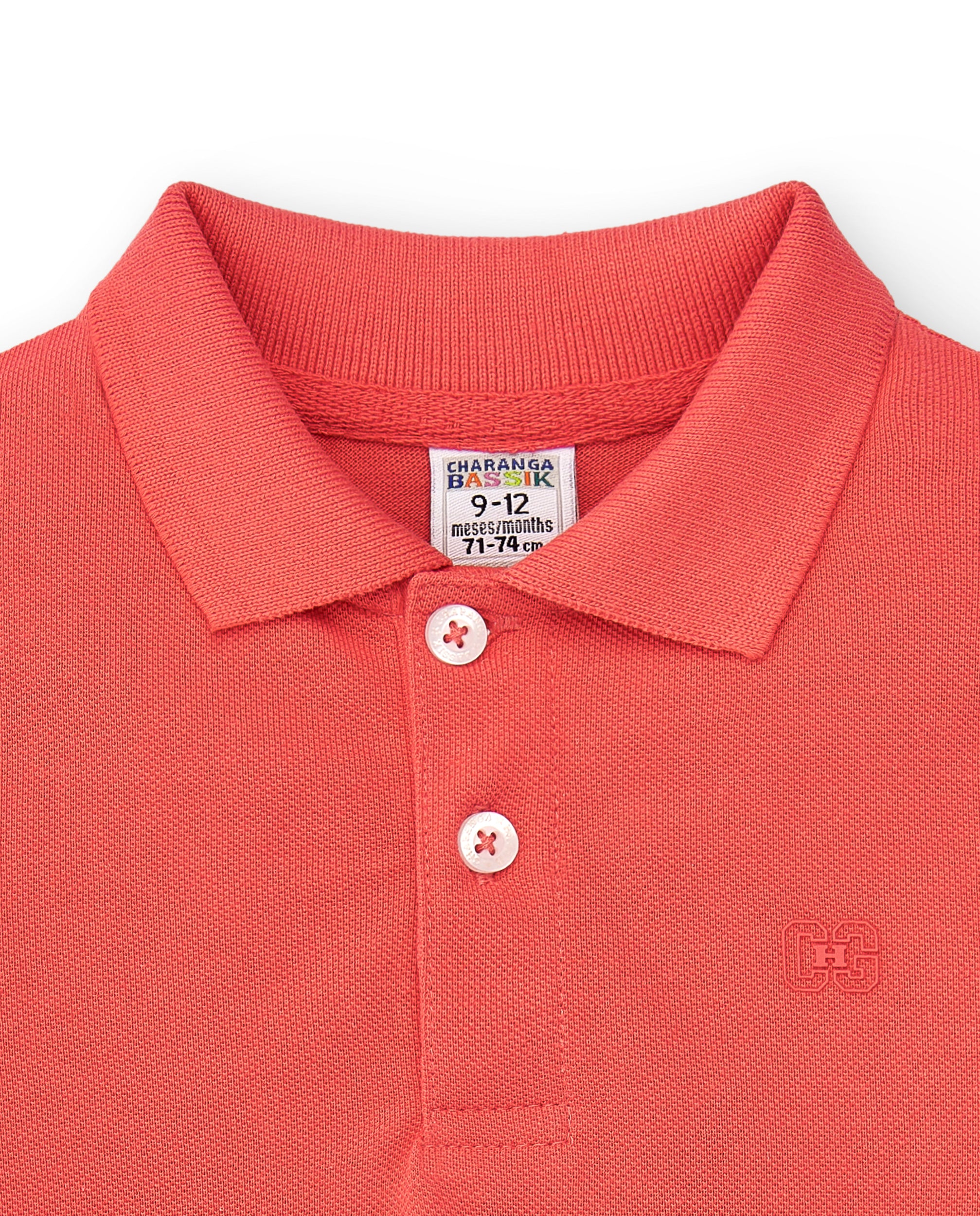 Polo de bebé rojo VERANO/Charanga