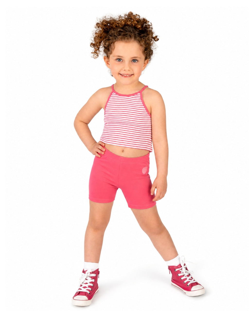 Short de niña fucsia
