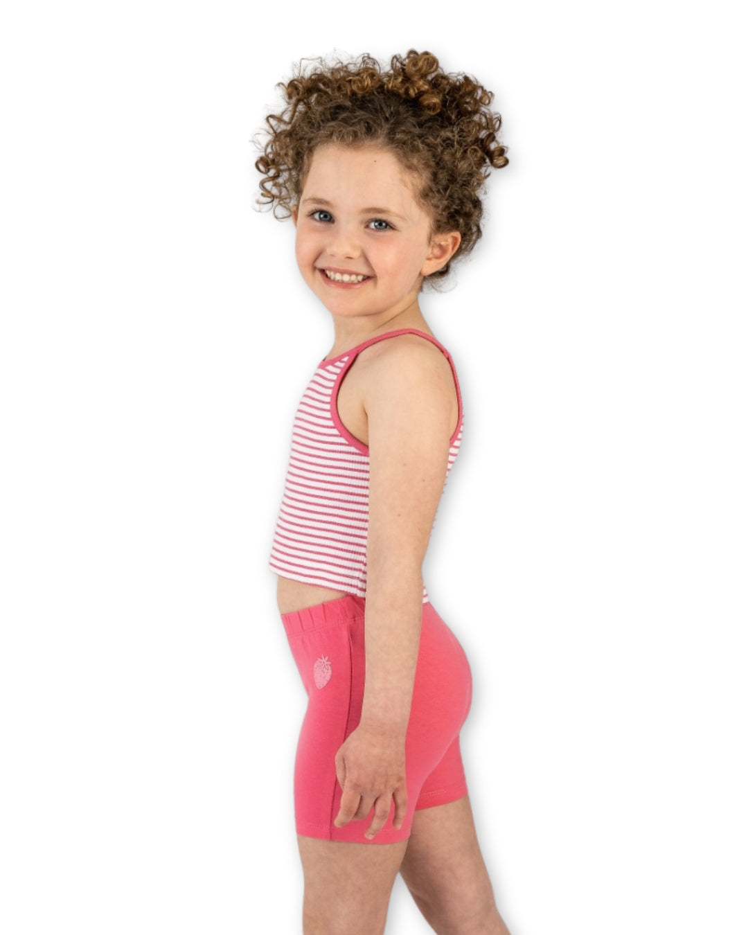 Short de niña fucsia