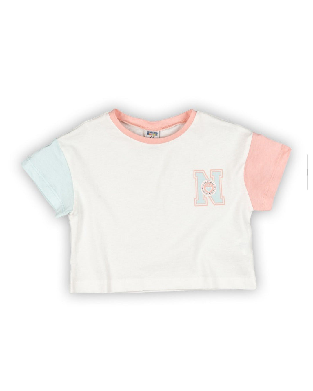 Camiseta de niña multicolor