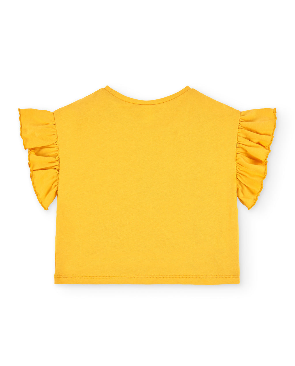 Camiseta de niña mostaza VERANO/Charanga