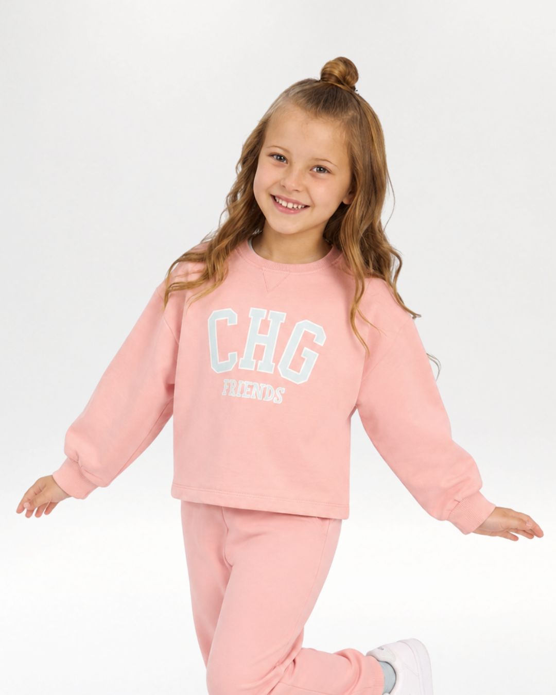 Pink girl's sweatshirt
