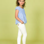 Pantalón de niña blanco VERANO/Charanga
