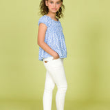 Pantalón de niña blanco VERANO/Charanga