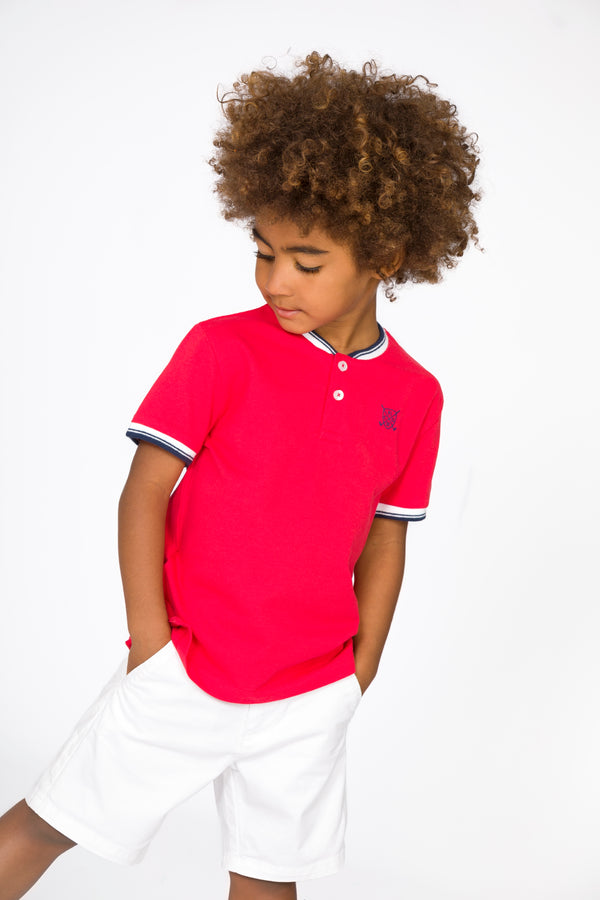 Polo rossa da ragazzo
