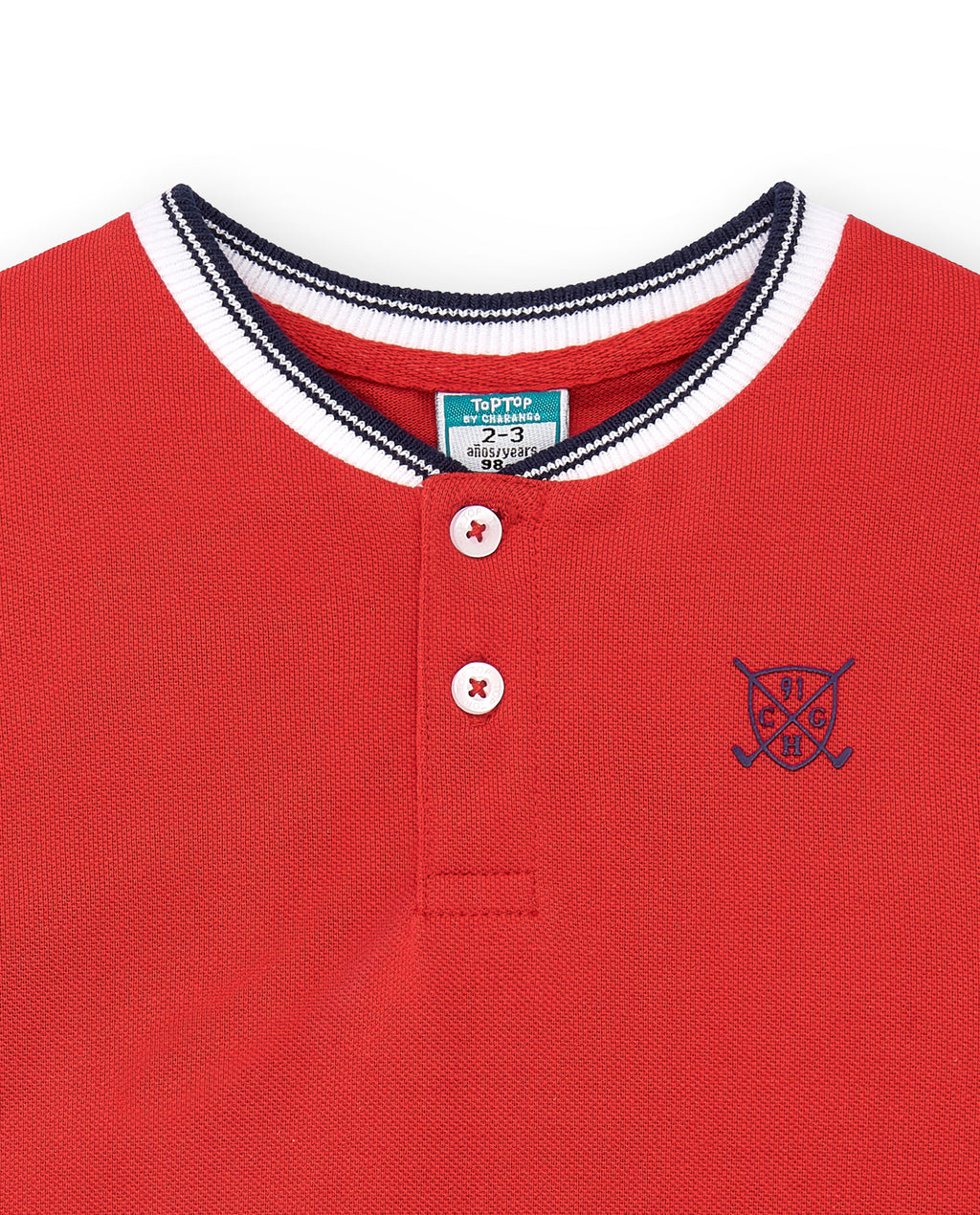 Polo de niño rojo VERANO/Charanga