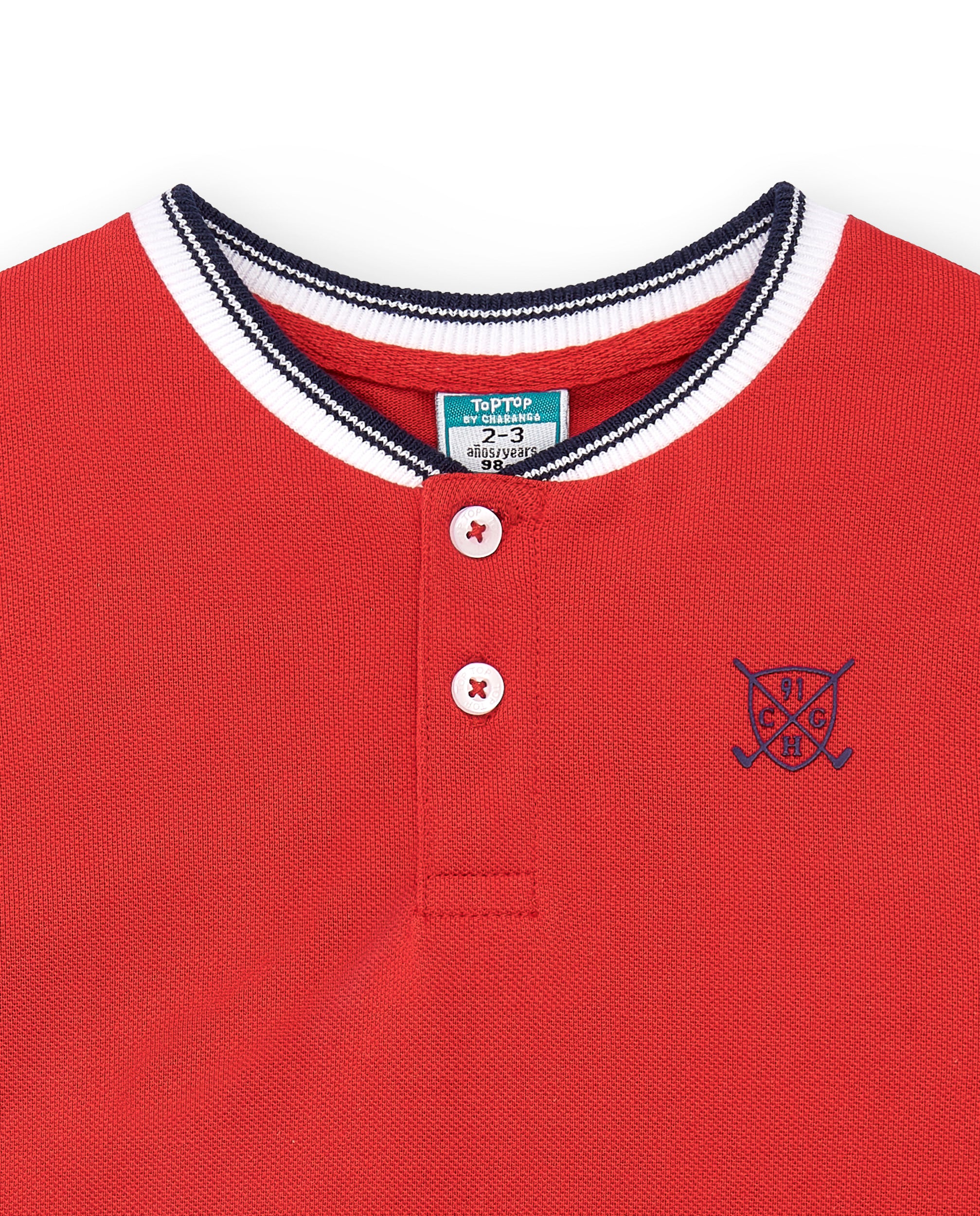 Polo de niño rojo VERANO/Charanga