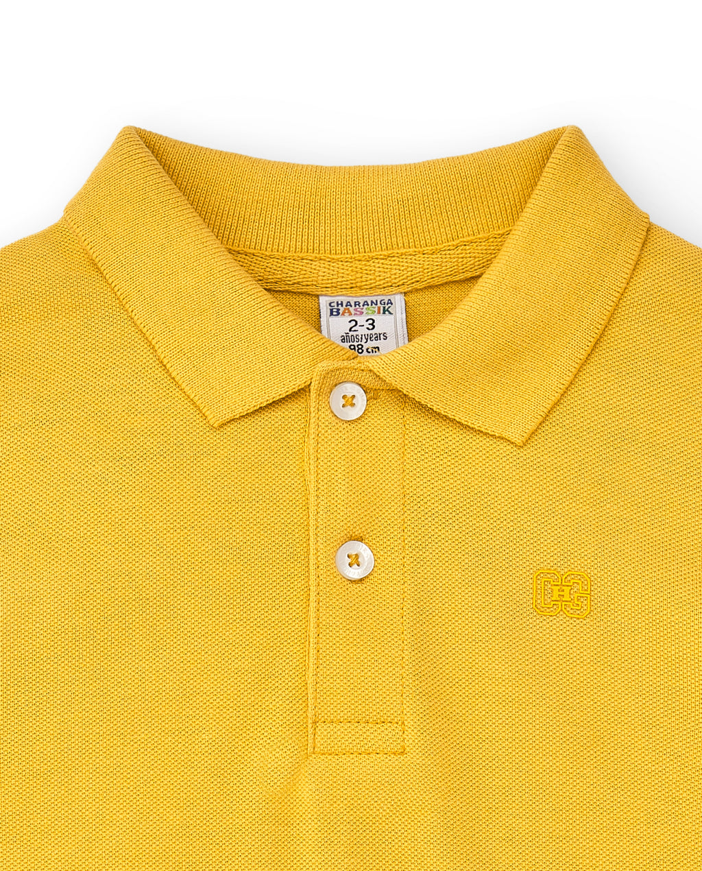 Polo de niño mostaza VERANO/Charanga