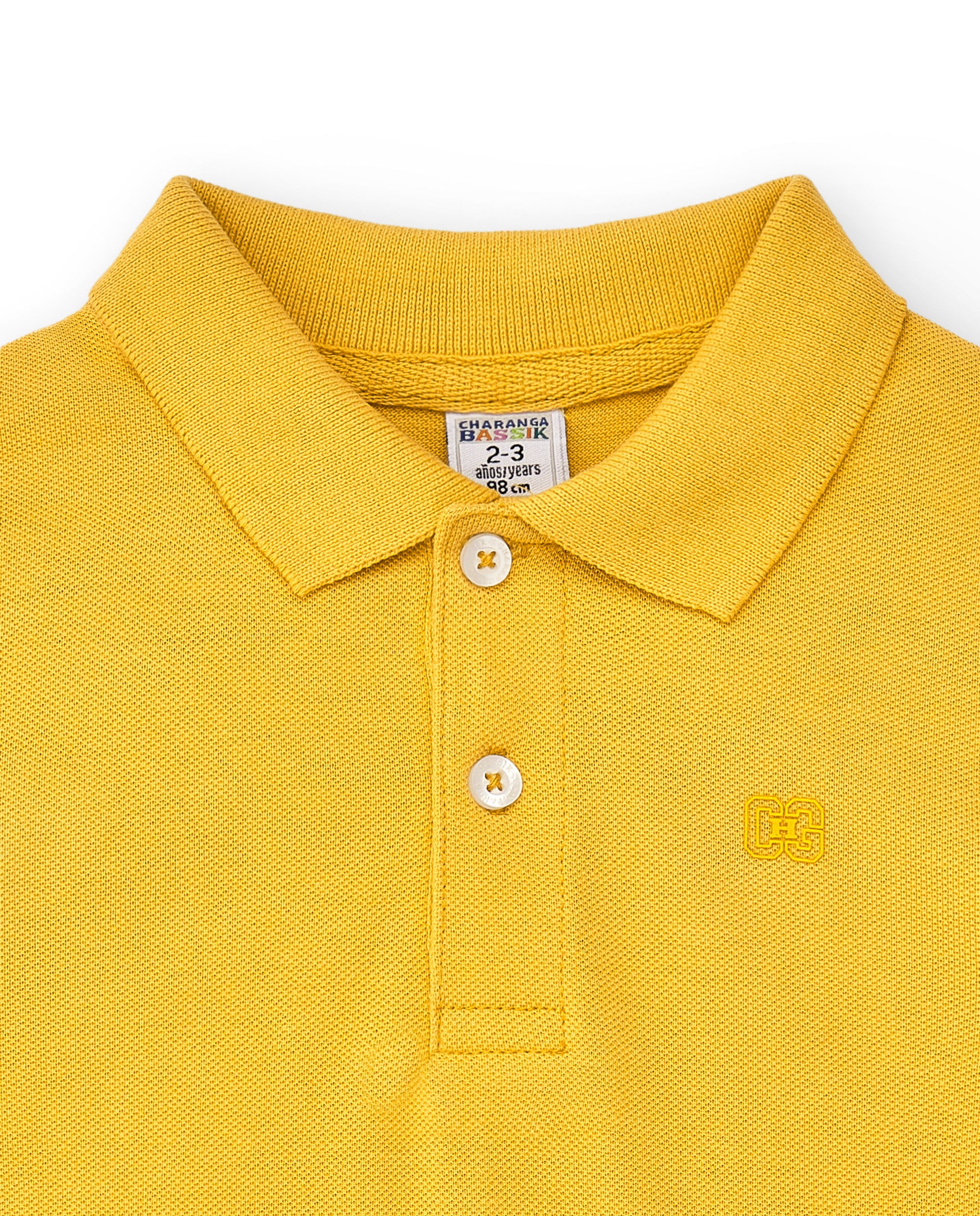 Polo de niño mostaza VERANO/Charanga