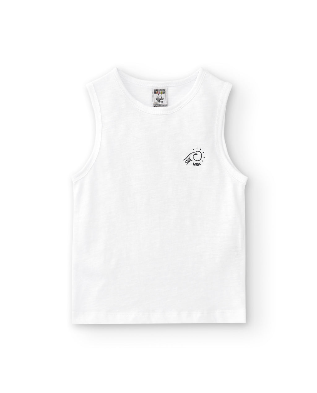 Camiseta de niño blanco VERANO/Charanga