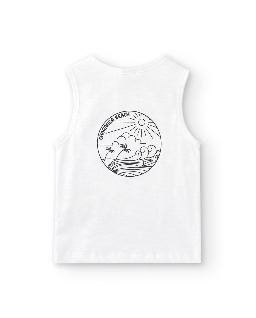 Camiseta de niño blanco VERANO/Charanga