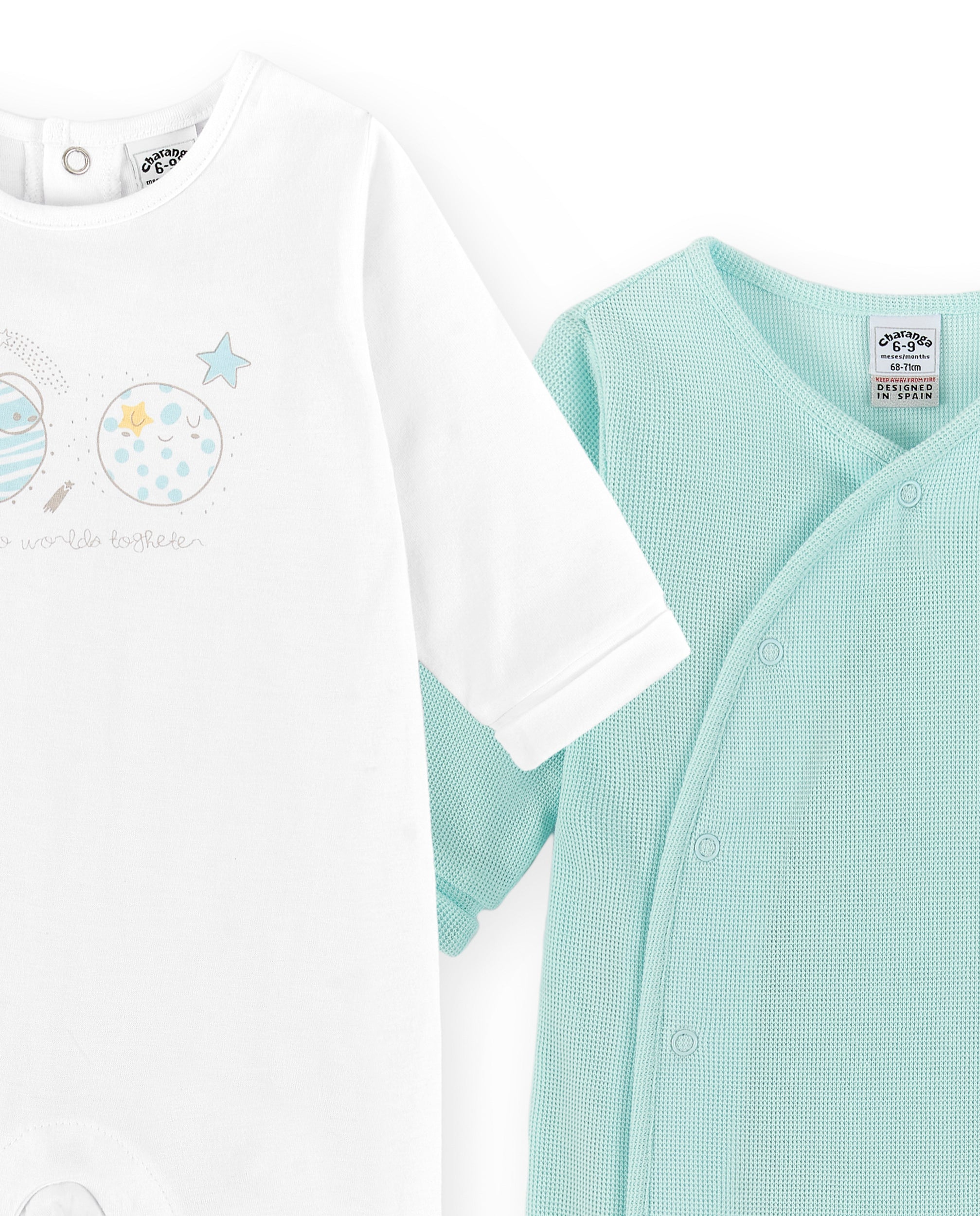 Multicolor newborn romper