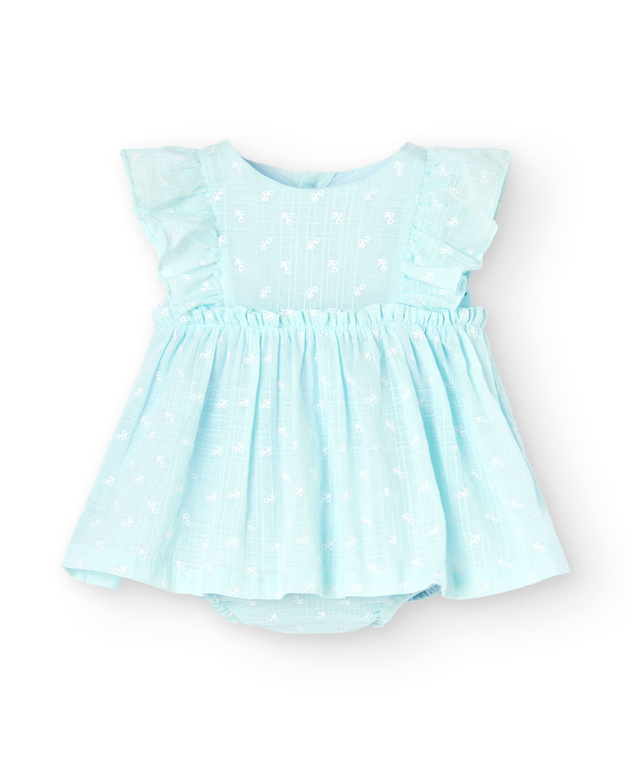 Aquamarine Newborn Dress