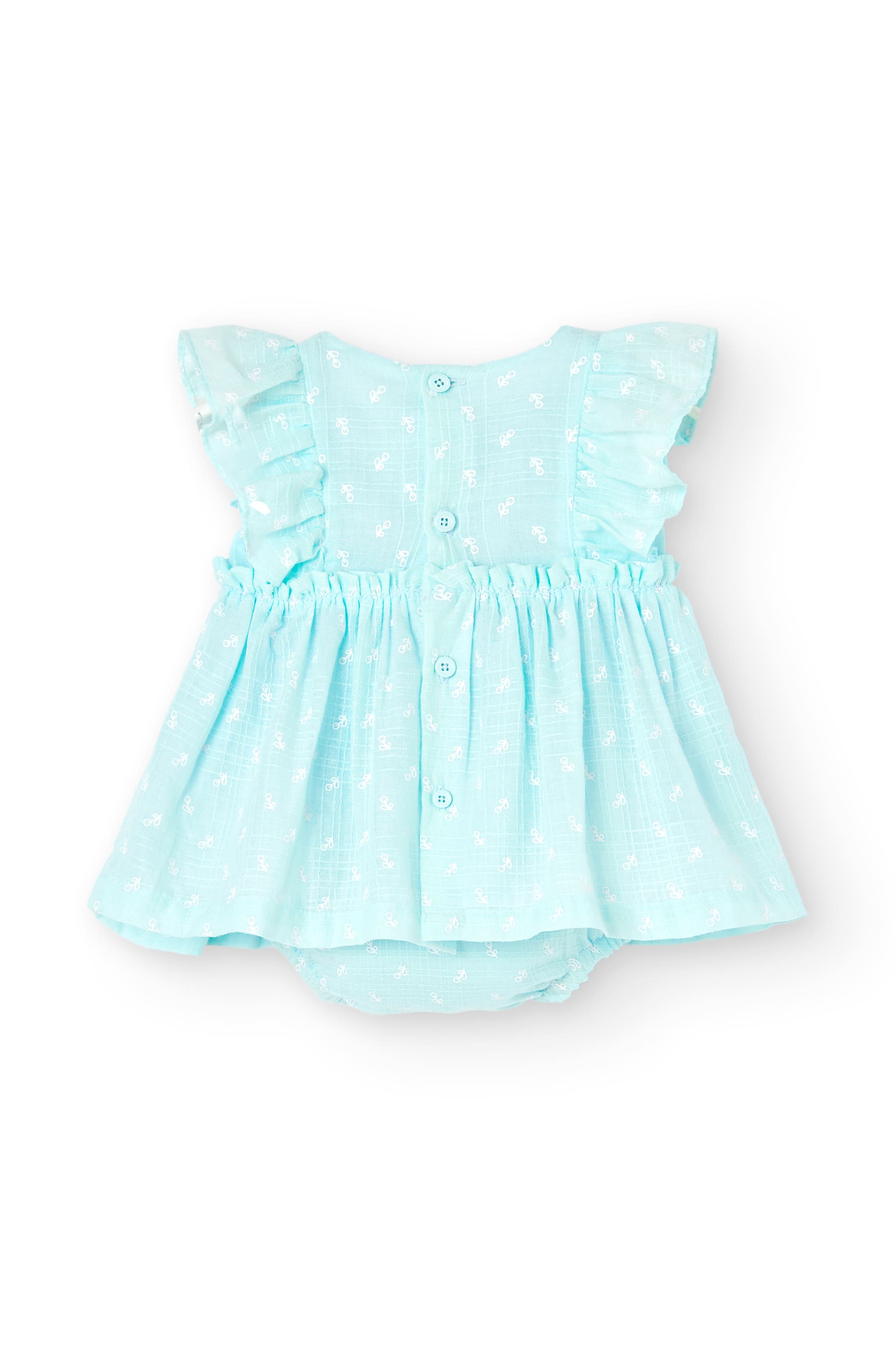 Aquamarine Newborn Dress