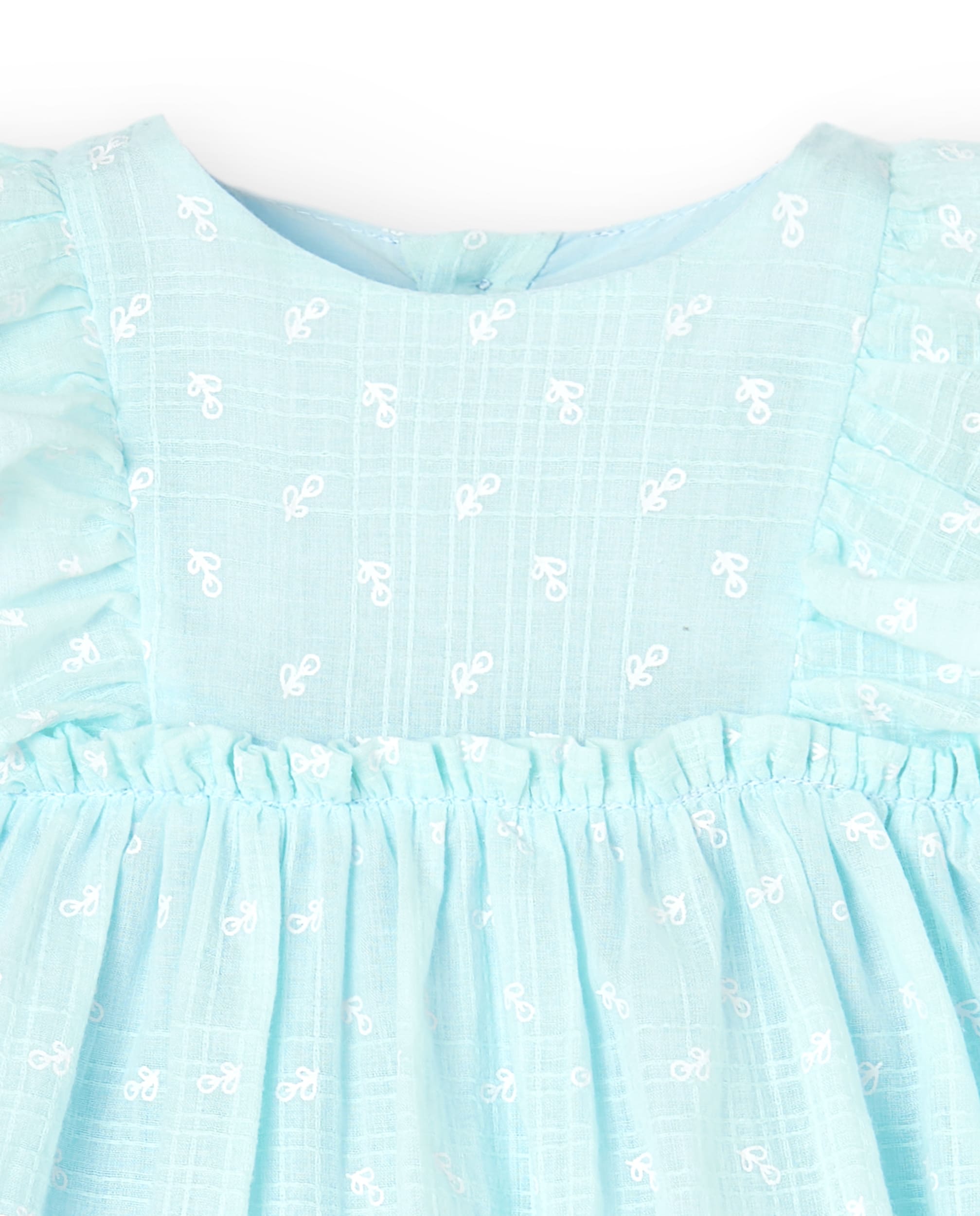 Aquamarine Newborn Dress