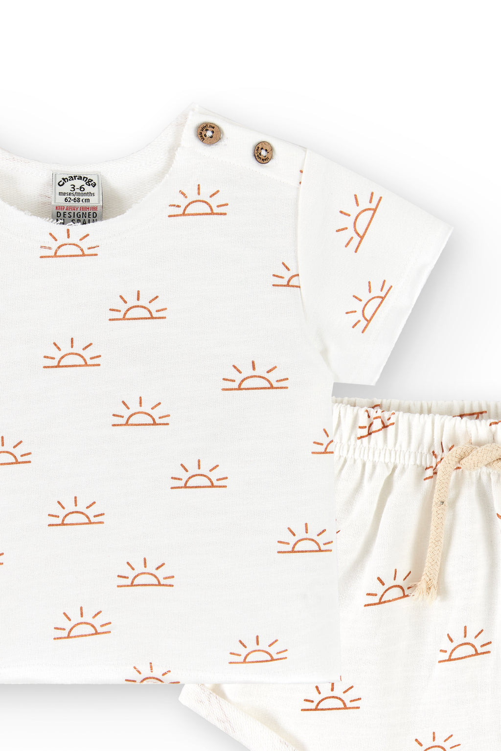 Conjunto de recién nacido estampado VERANO/Charanga