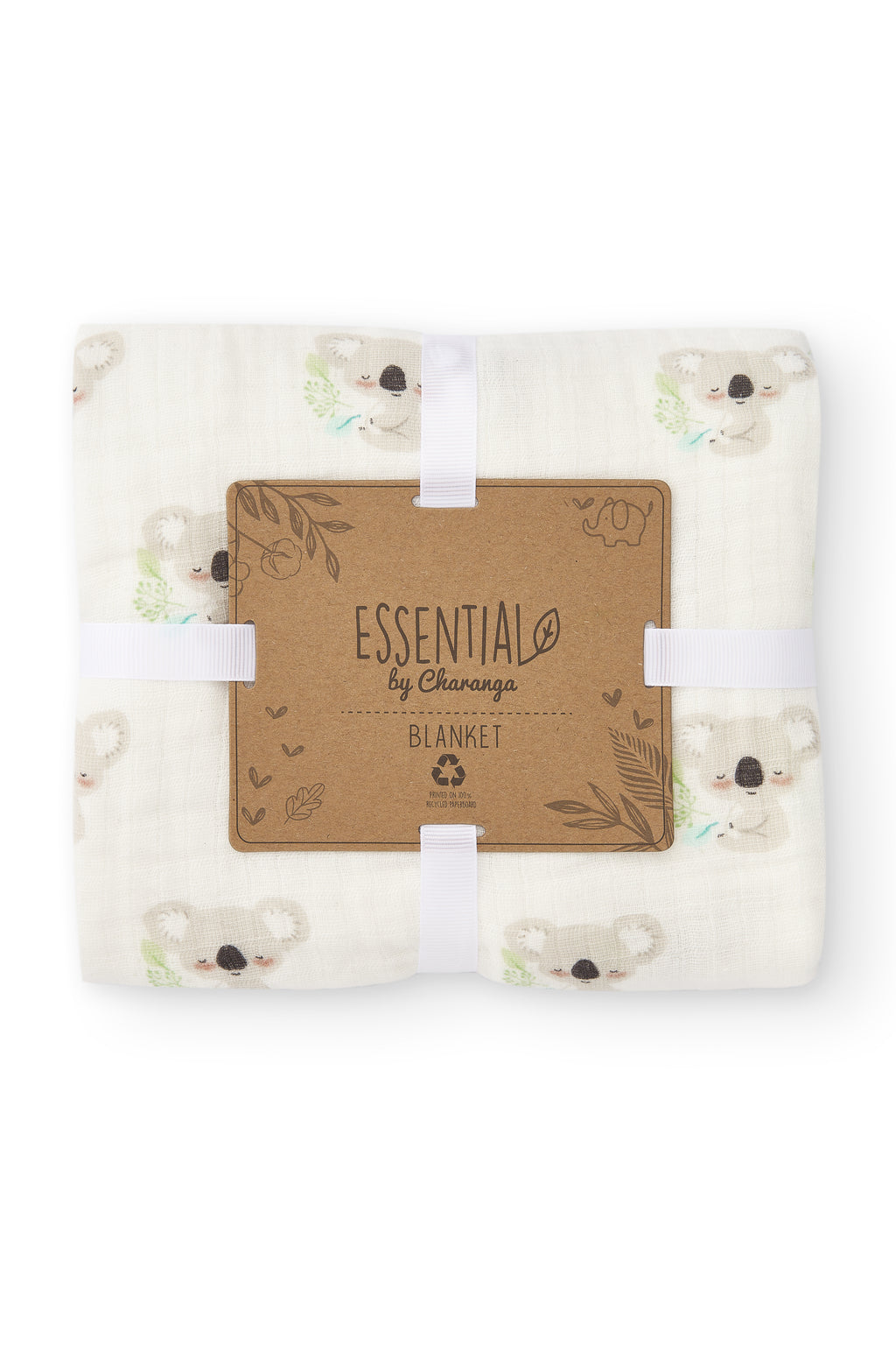 Manta de recién nacido blanco VERANO/Charanga