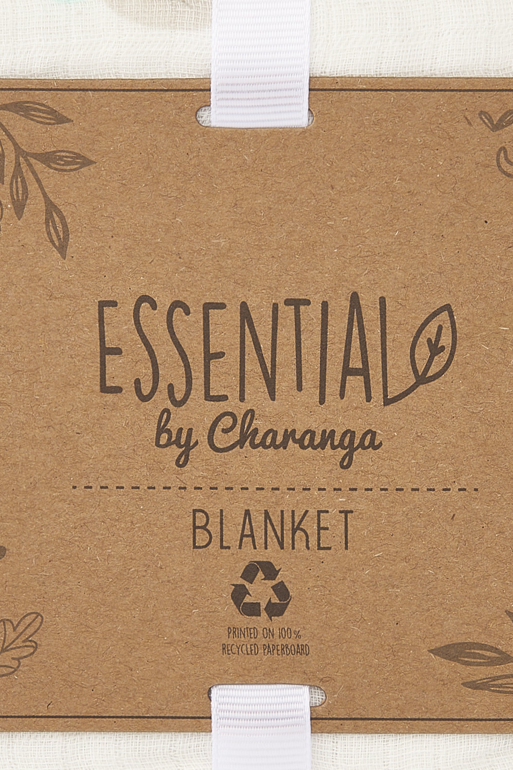 Manta de recién nacido blanco VERANO/Charanga