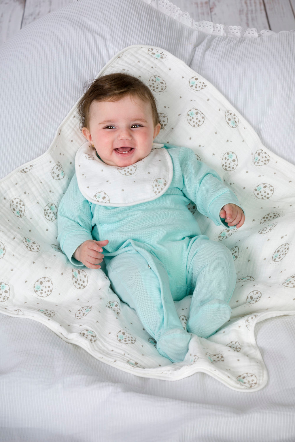 Manta de recién nacido multicolor VERANO/Charanga