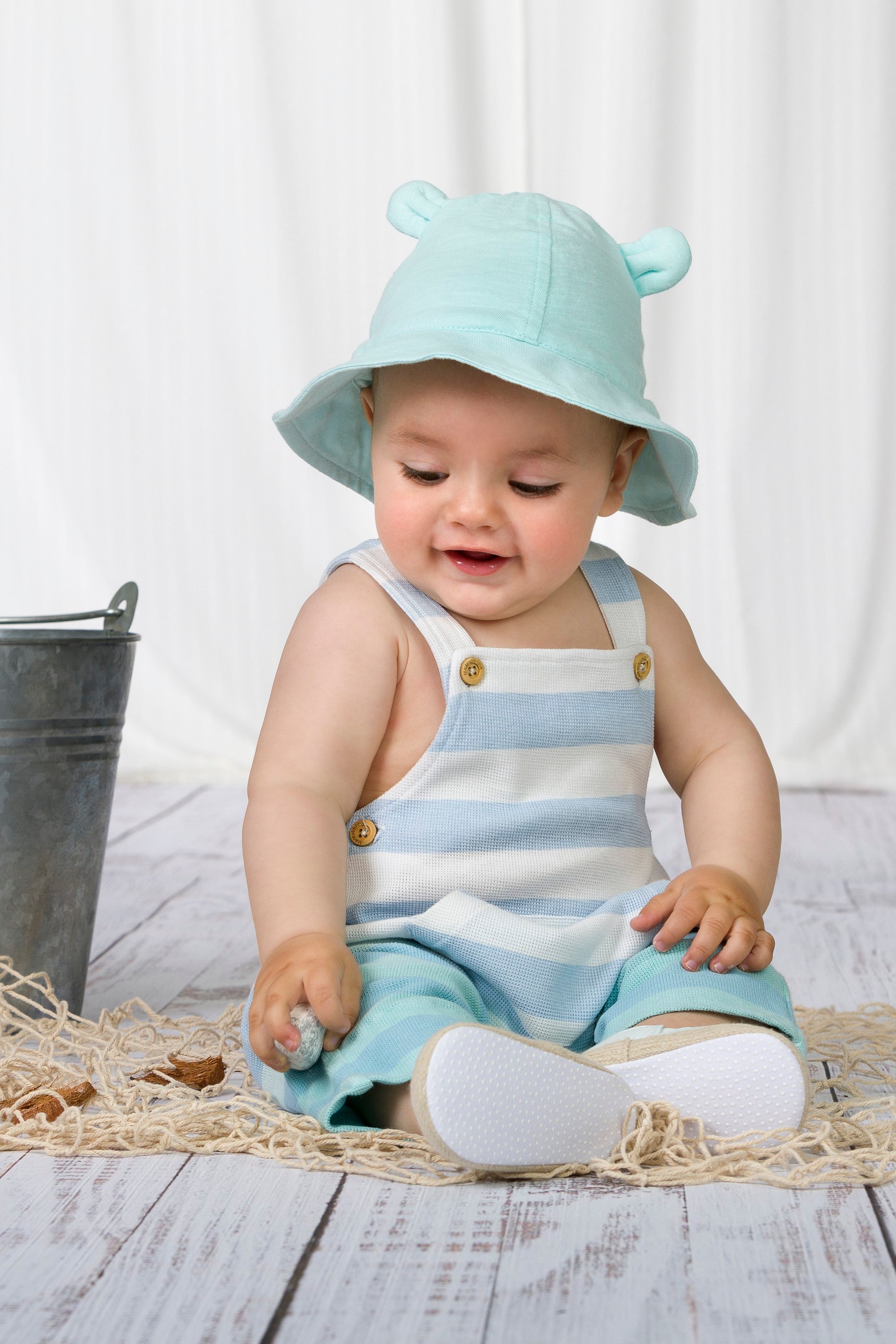 Peto de recién nacido listado VERANO/Charanga