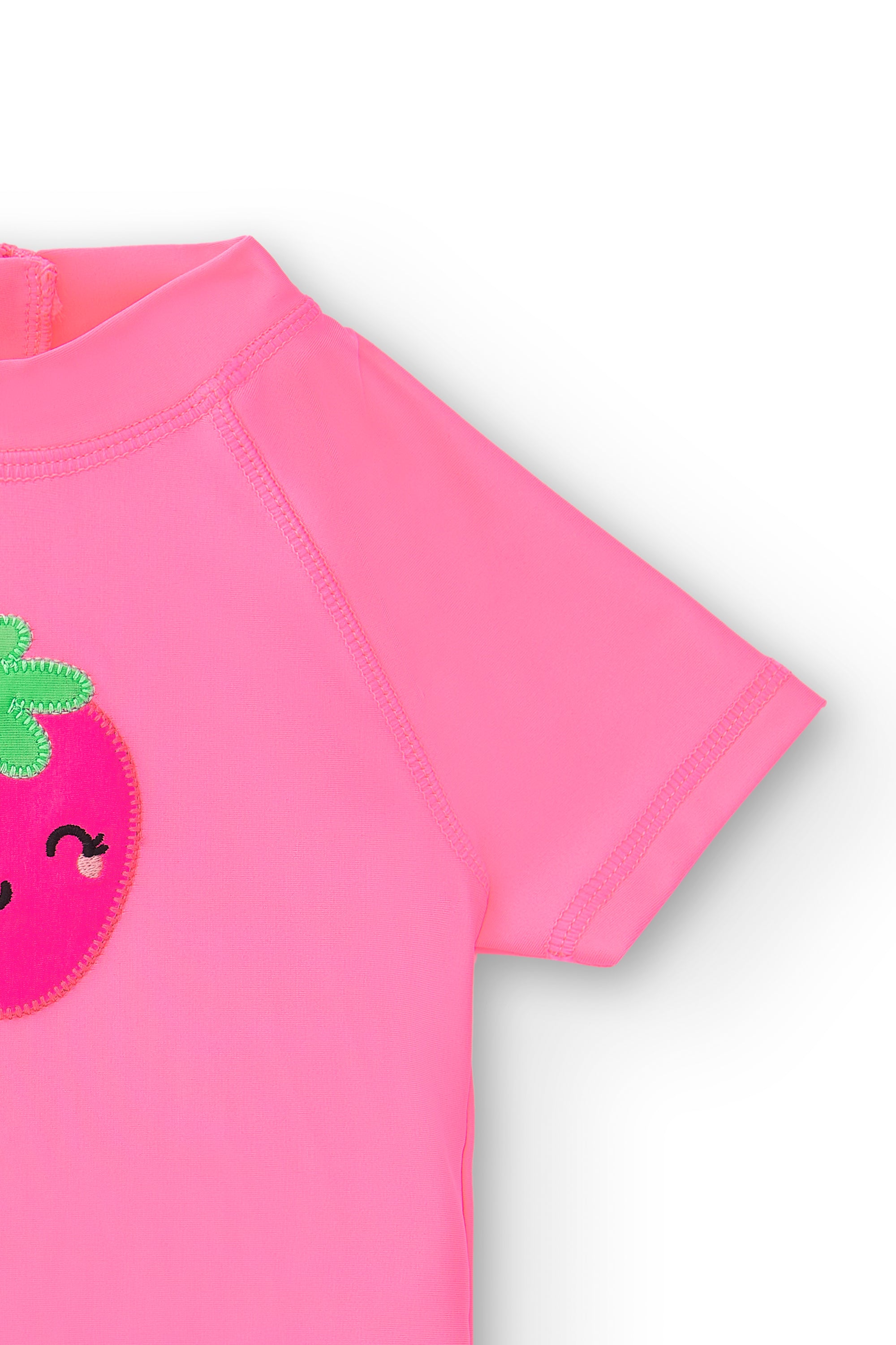 Camiseta de bebé rosa VERANO/Charanga