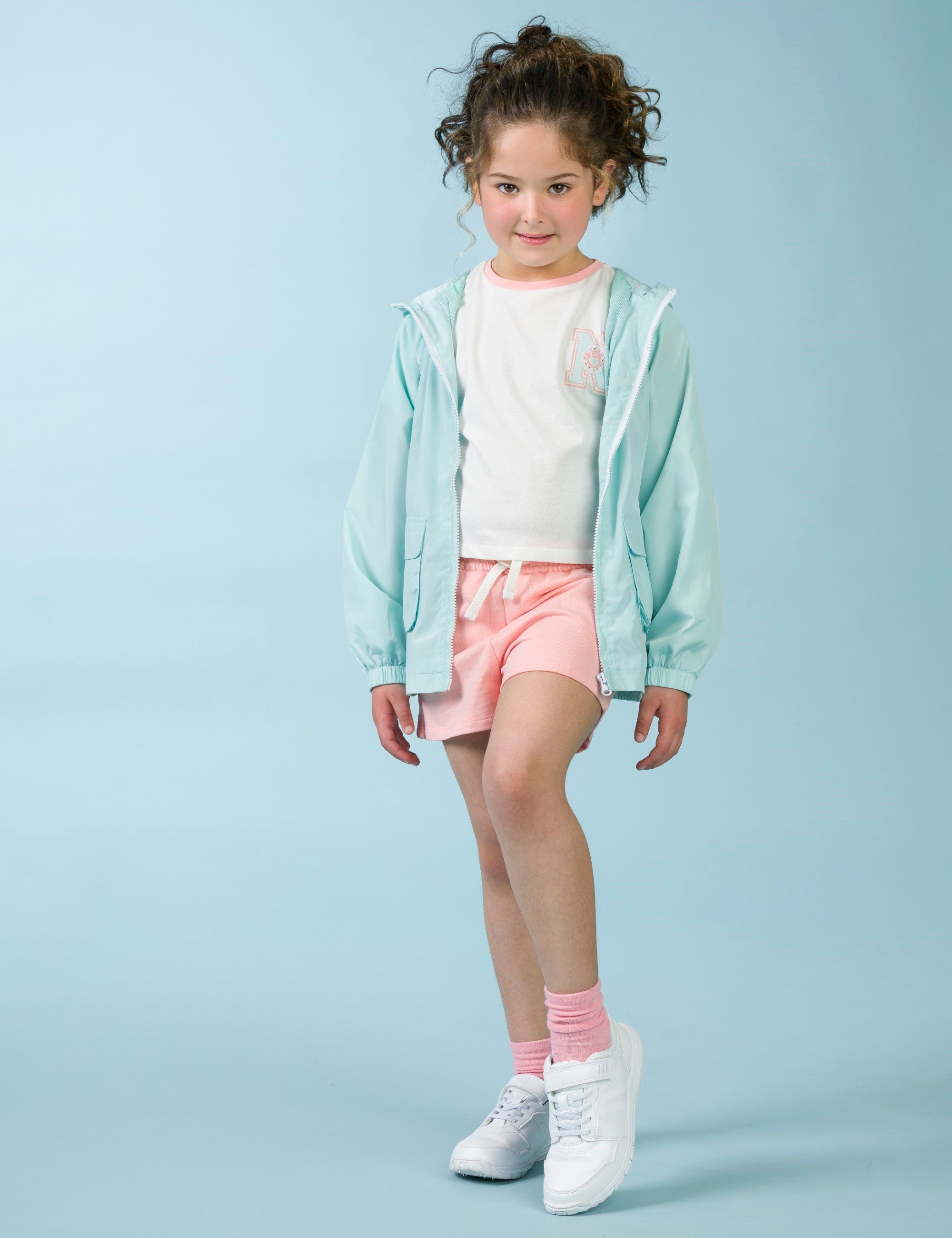 Parka de niña aguamarina VERANO/Charanga