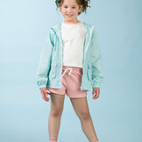 Aquamarine girl's parka