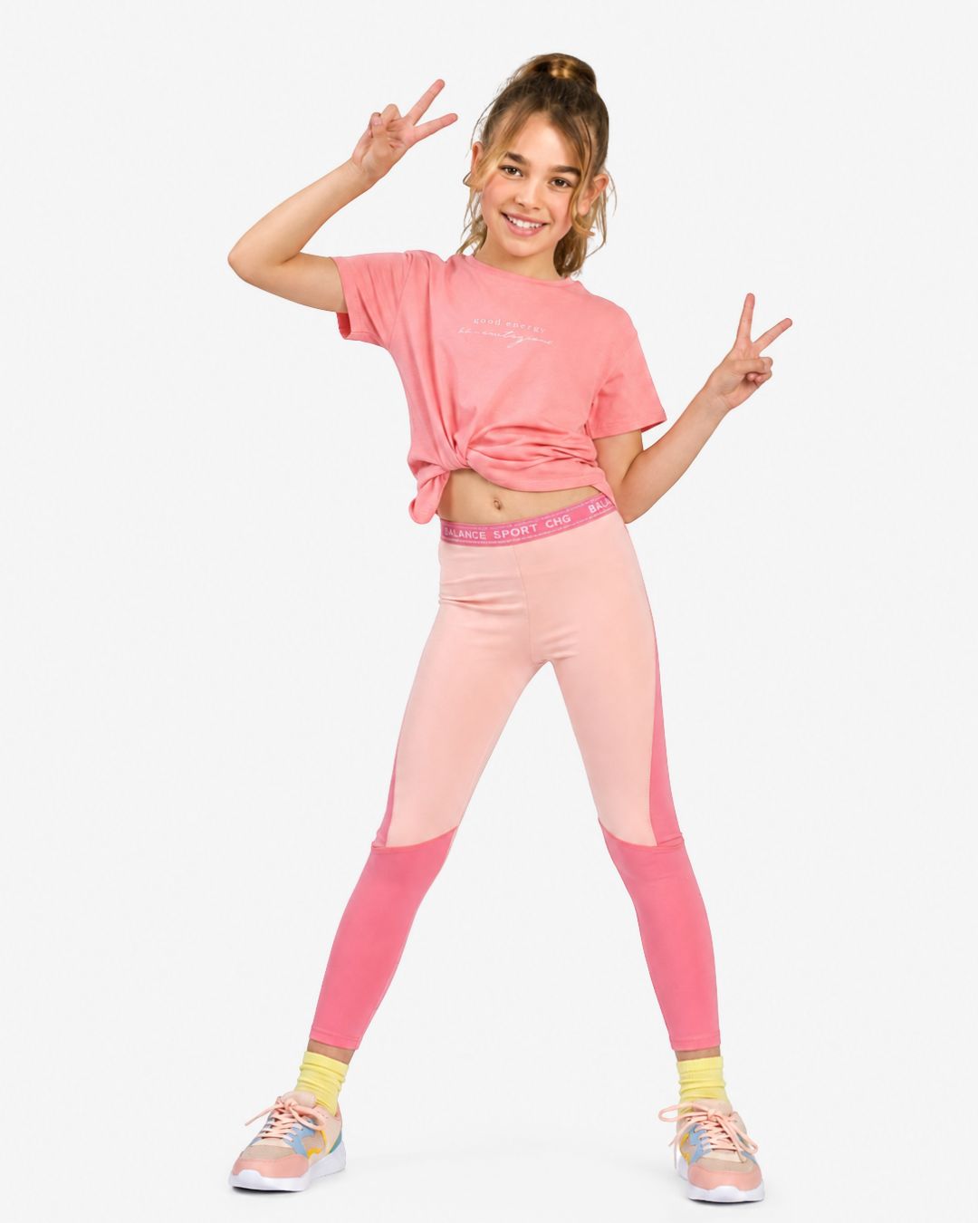 Girl's printed leggings