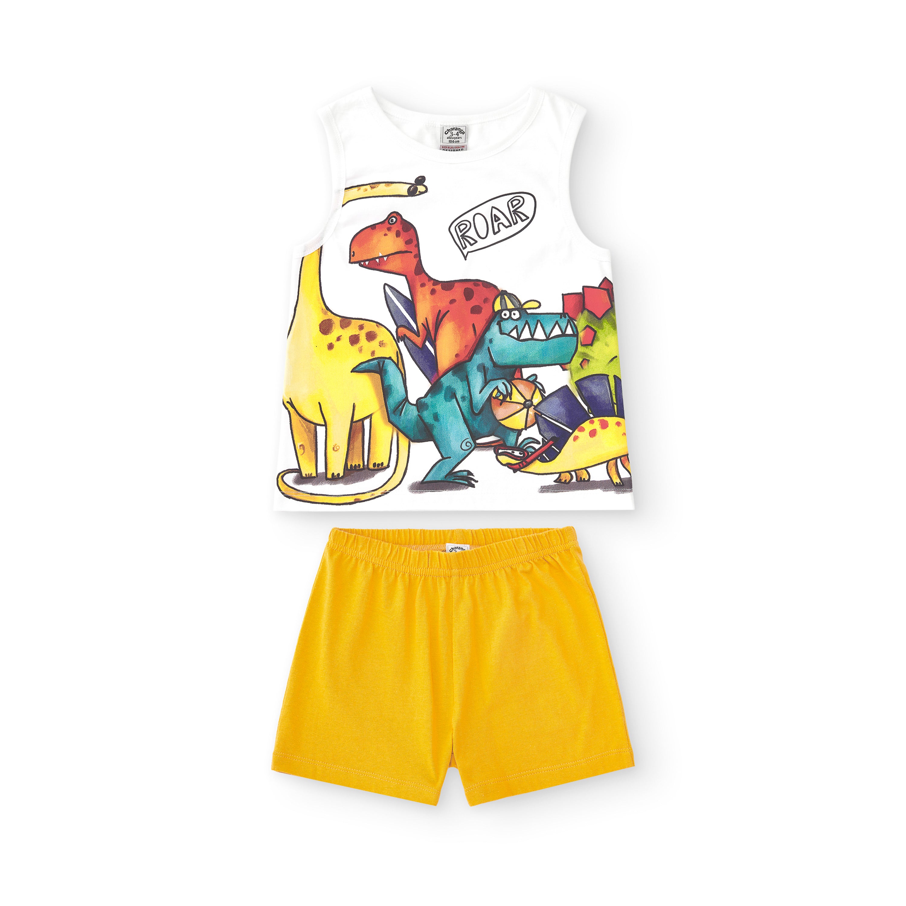 Pijama de niño amarillo VERANO/Charanga